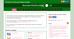 Desktop Screenshot of duurzaamheidsverslag.nl